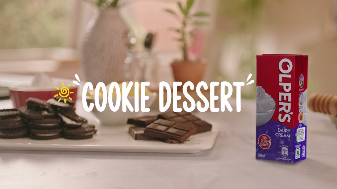 Olper's Dairy Cream Recipes - Cookie Dessert