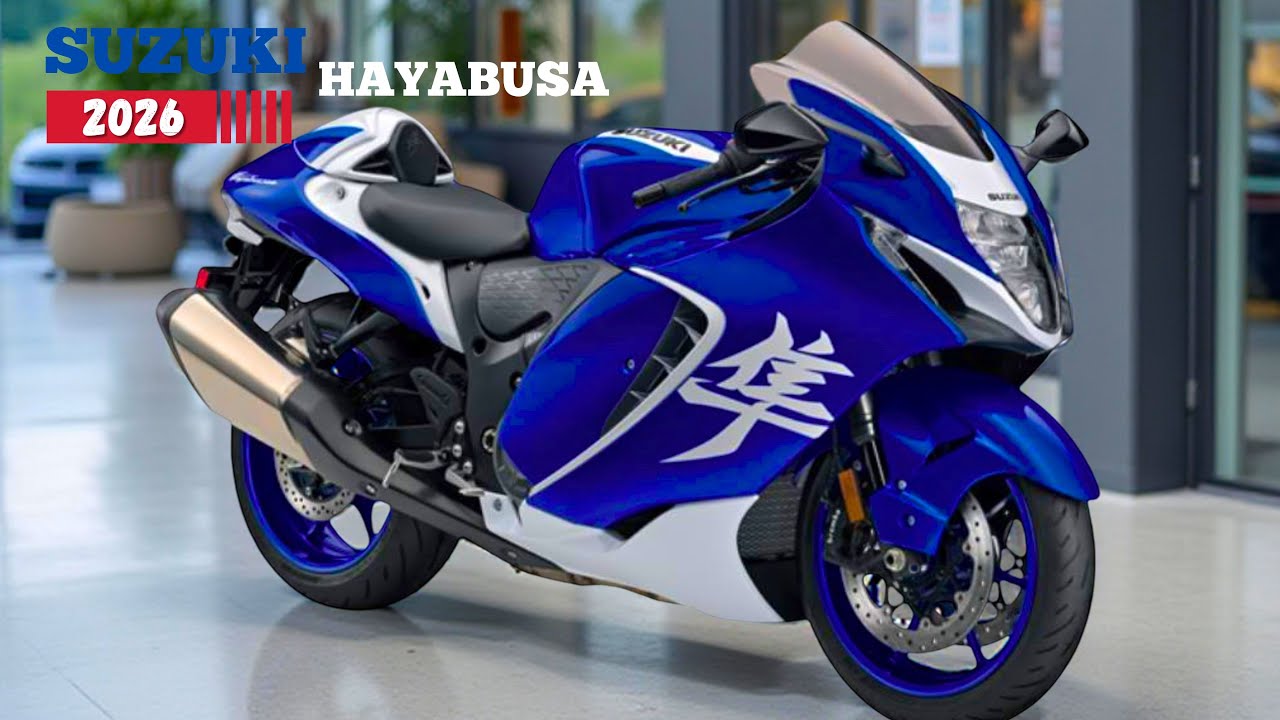 NEW 2026 SUZUKI HAYABUSA | Motorcycles with large capacity engines with a more robust character