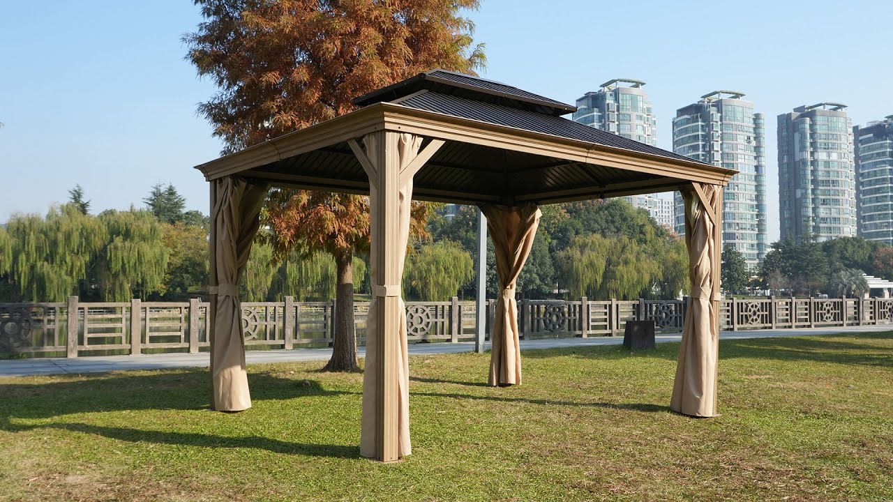 Installation | FUNG YARD 10' X 12' Outdoor Hardtop Gazebo