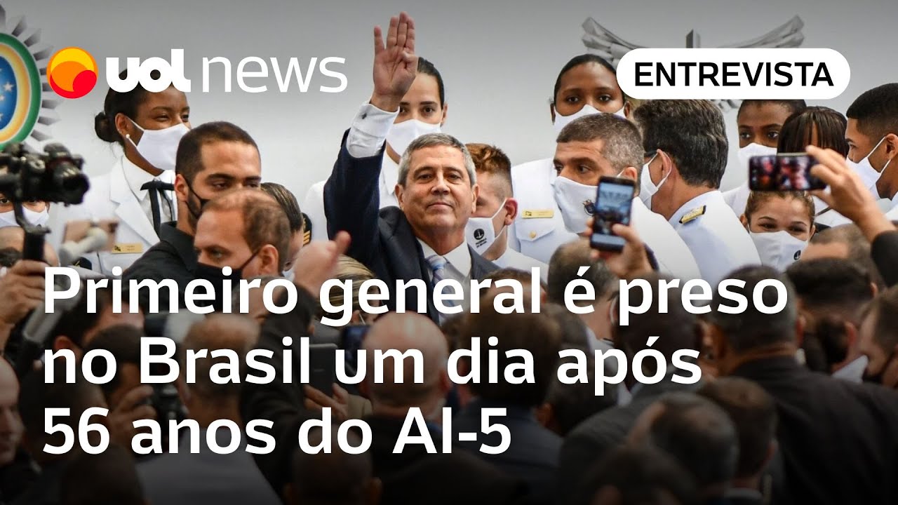 Prisão de Braga Netto acontece um dia após aniversário do AI-5, destaca professor