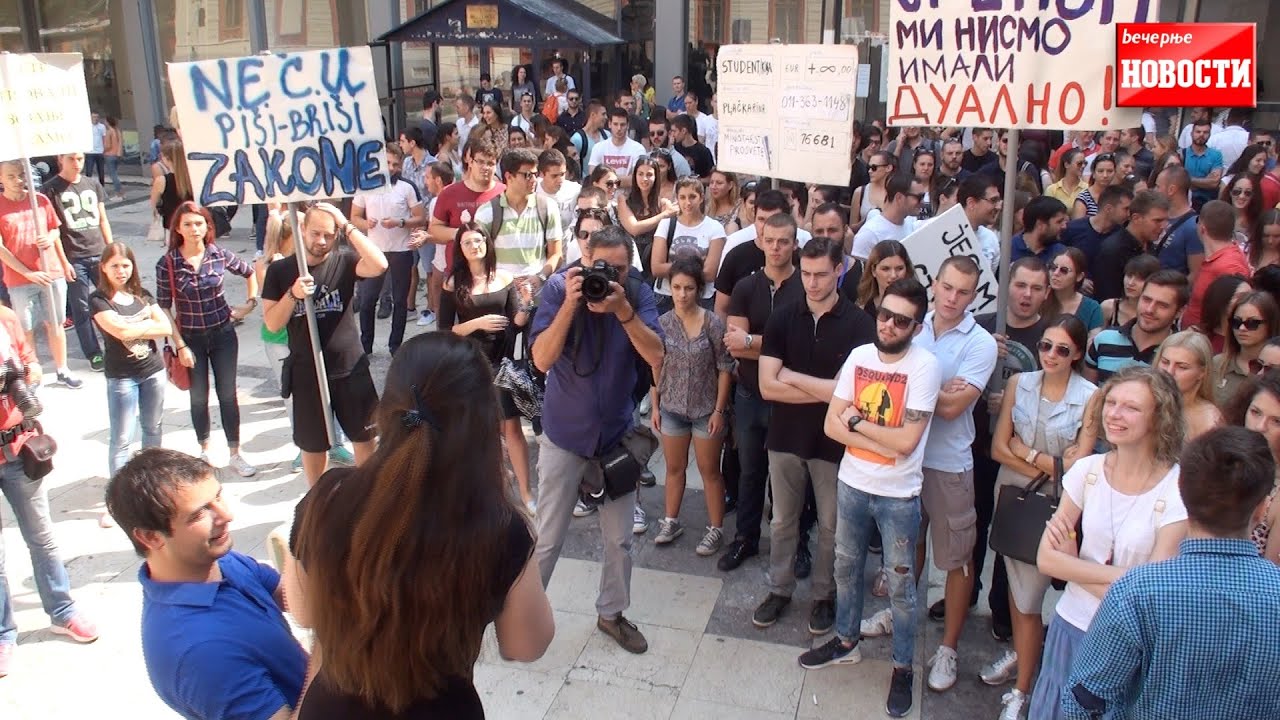 Protest studenata BU