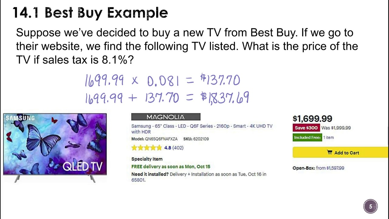 14.1 Cost of Installment Buying