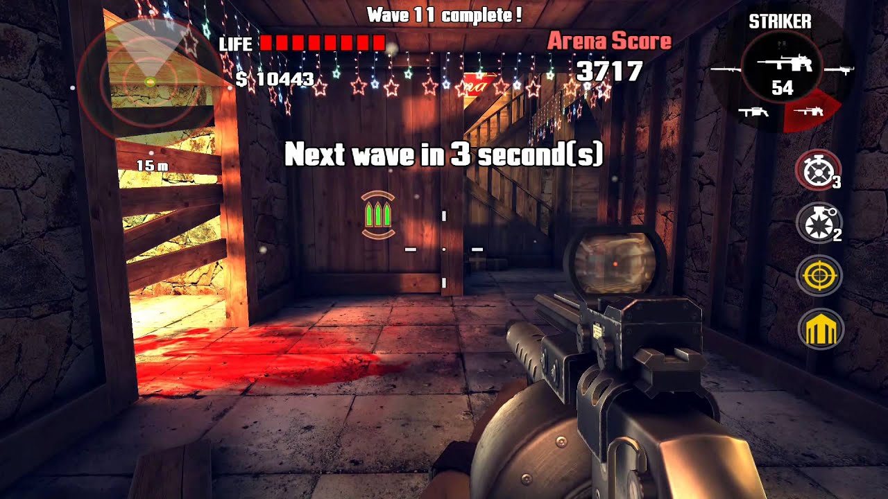 Dead Trigger 1 Xmas Arena Rank 50 No Open Doors Wave 20 Nvidia Shield Tablet