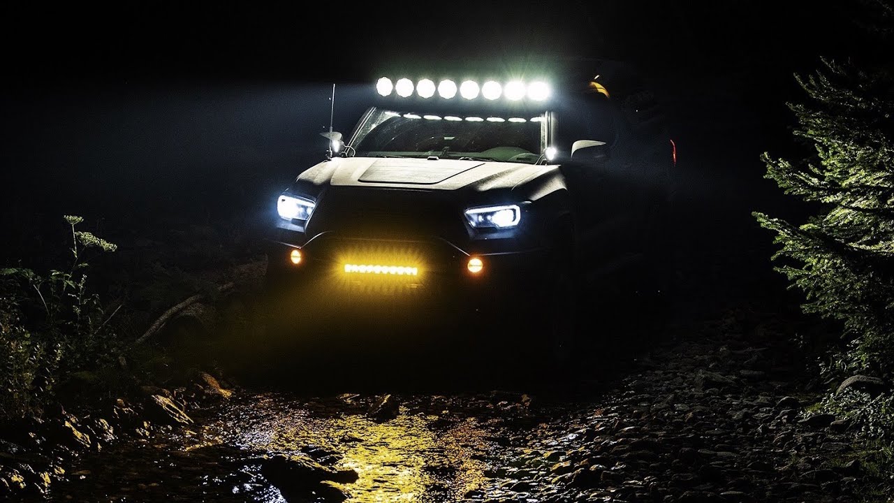 Overland / Off-Road Lighting on a Toyota Tacoma - KC Hilites Pro6 Lightbar, Flex Era 3, etc.