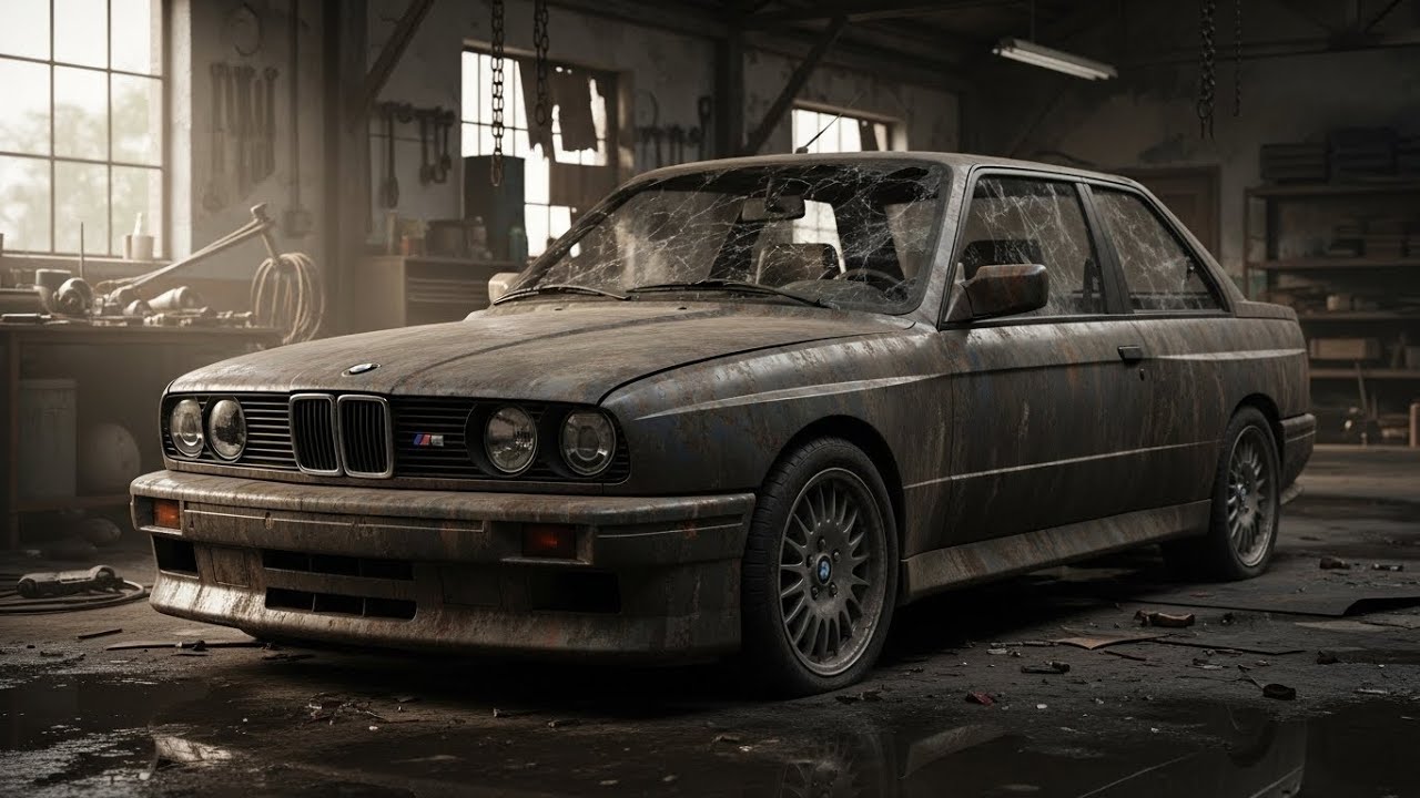 ASMR Car Restoration Full Rebuild of BMW M3 E30 1988 from Abandoned Condition to Looking New