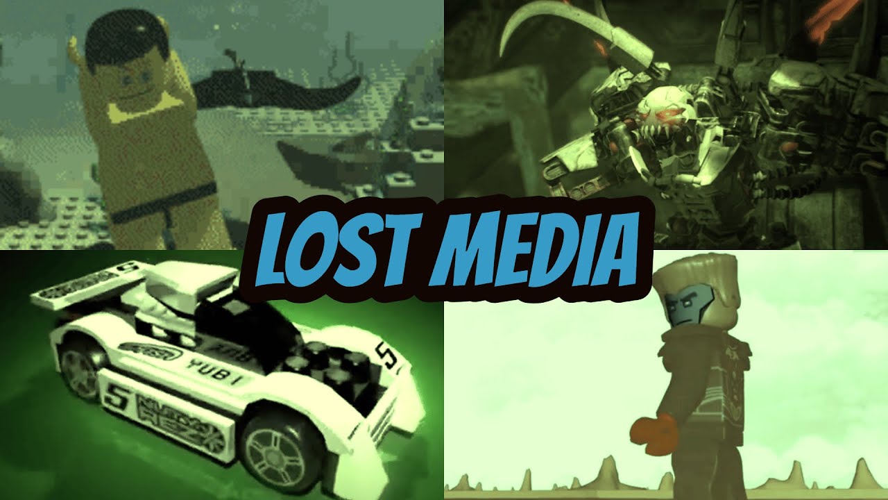 12 потерянных/аннулированных деталей Lego Media