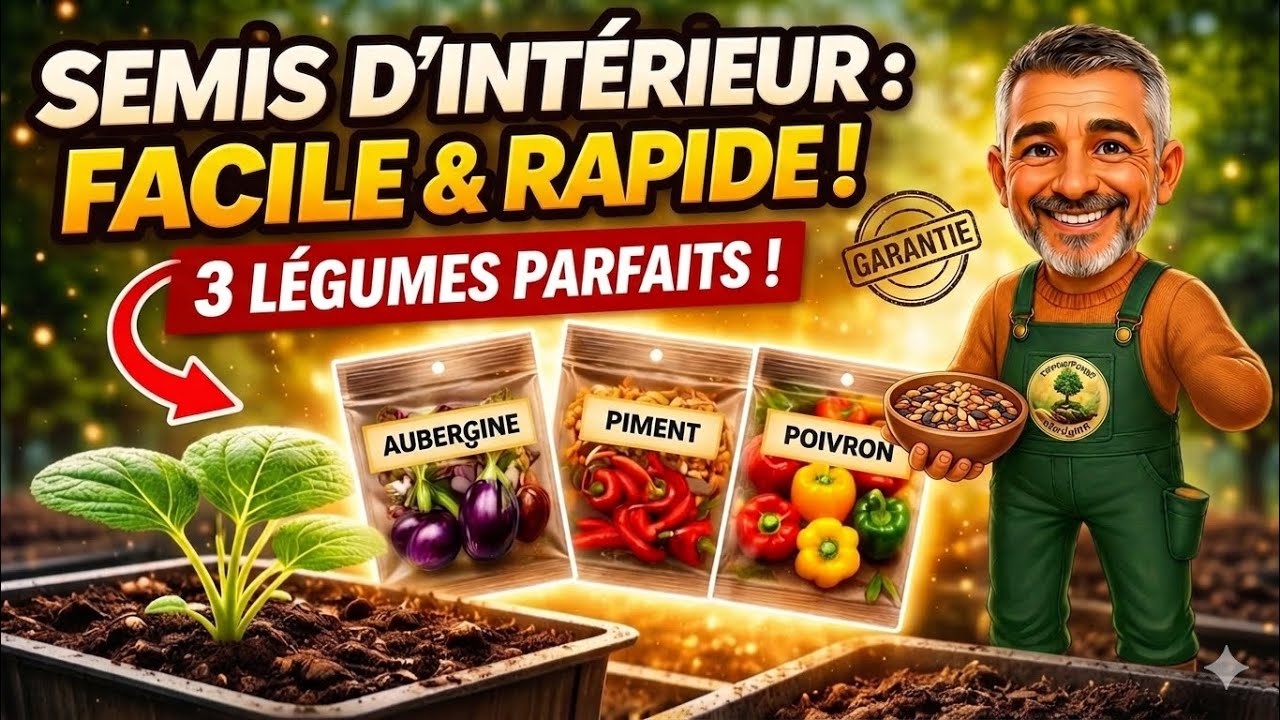 Réaliser ses semis d’intérieur facilement, même quand on débute🌱Aubergines, poivrons et piments