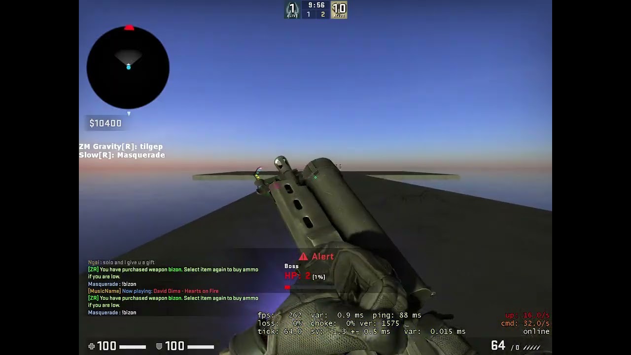 CS2 Zombie Escape - Surf Bona solo