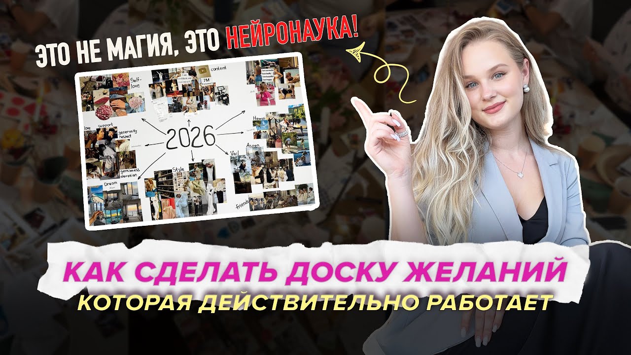 Как сделать карту желаний которая РЕАЛЬНО РАБОТАЕТ!