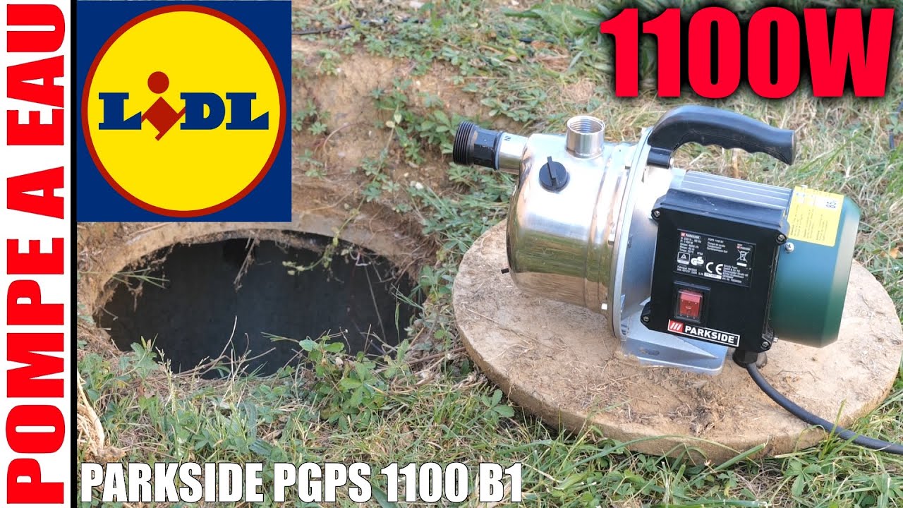 Садовый насос LIDL PARKSIDE PGPS 1100 B1 для полива 4600л/ч тип einhell GC-GP 6538
