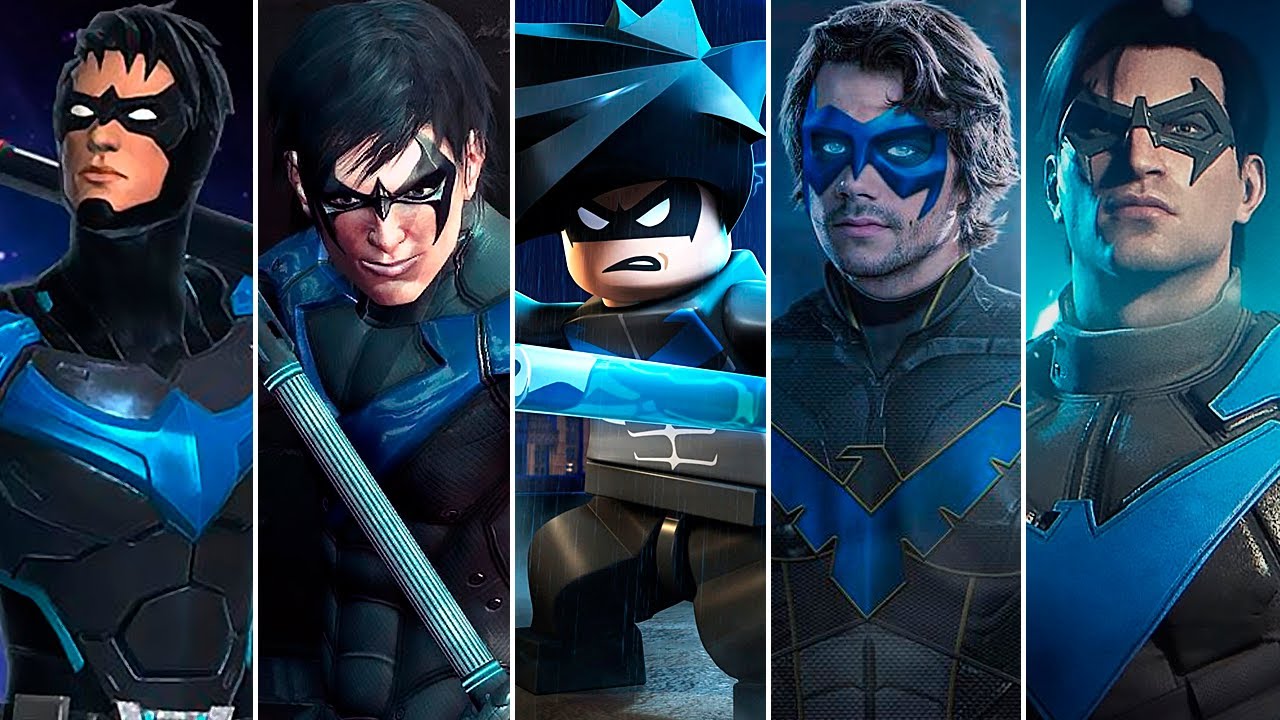 Evolução do Asa Noturna Dick Grayson nos Jogos do Batman