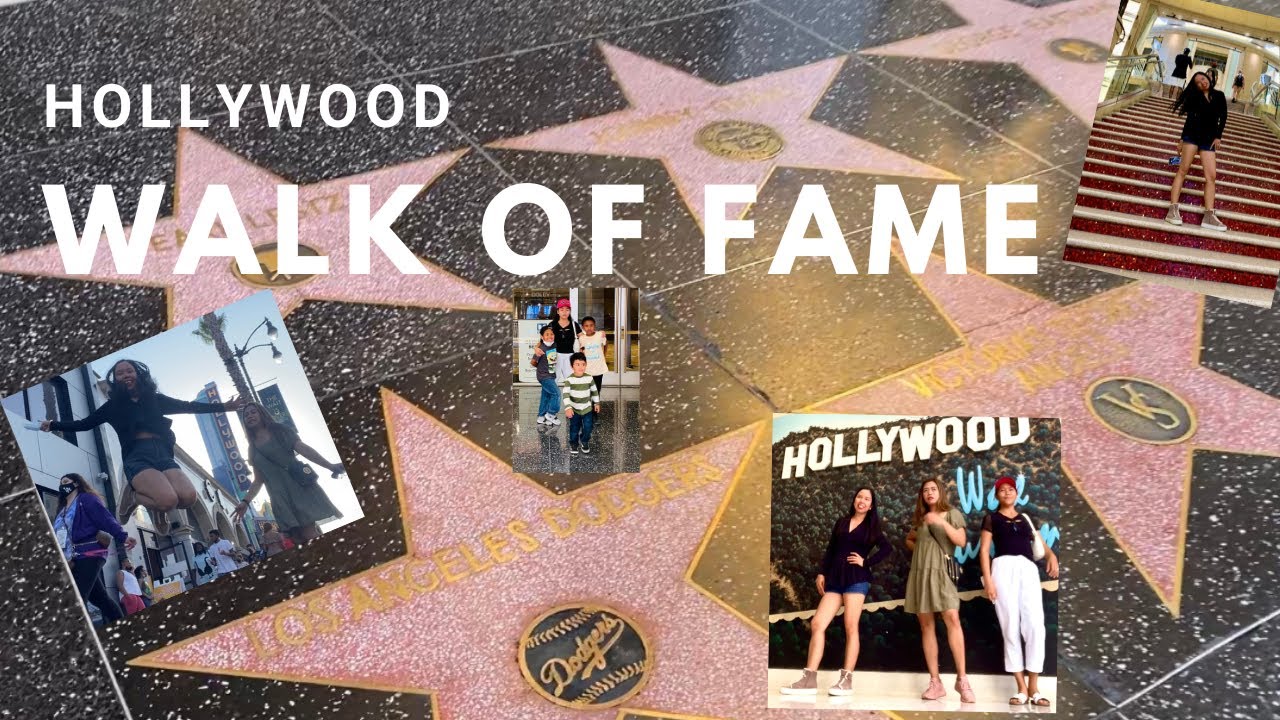 Hollywood Walk of Fame Walk Through 2021 || Free Things To SEE/DO In Los Angeles, CA
