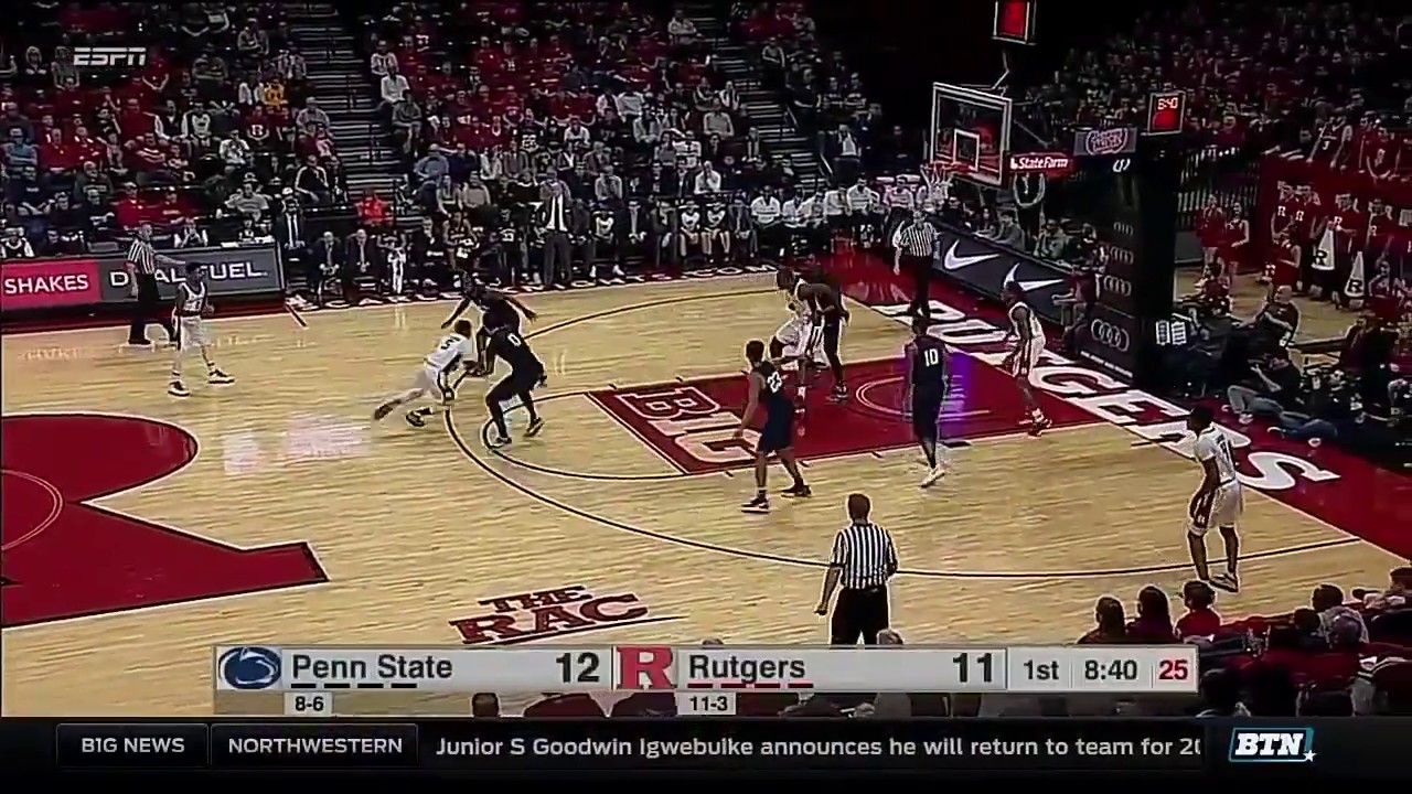 Penn State at Rutgers - Men's Basketball Highlights