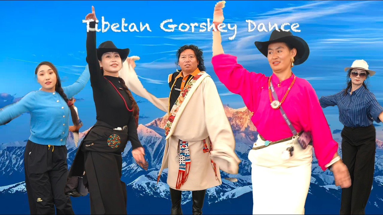 4K | The Rhythm of Lhasa: Traditional Gorshey Dance at the Foot of Potala Palace 西藏拉萨锅庄舞