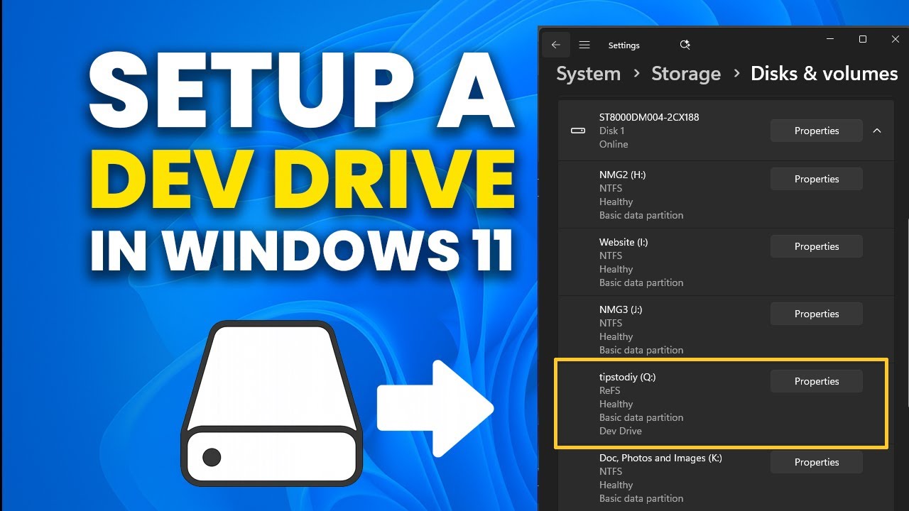 Как настроить Dev Drive в Windows 11 (2025) | Ускорение разработки | Полное руководство