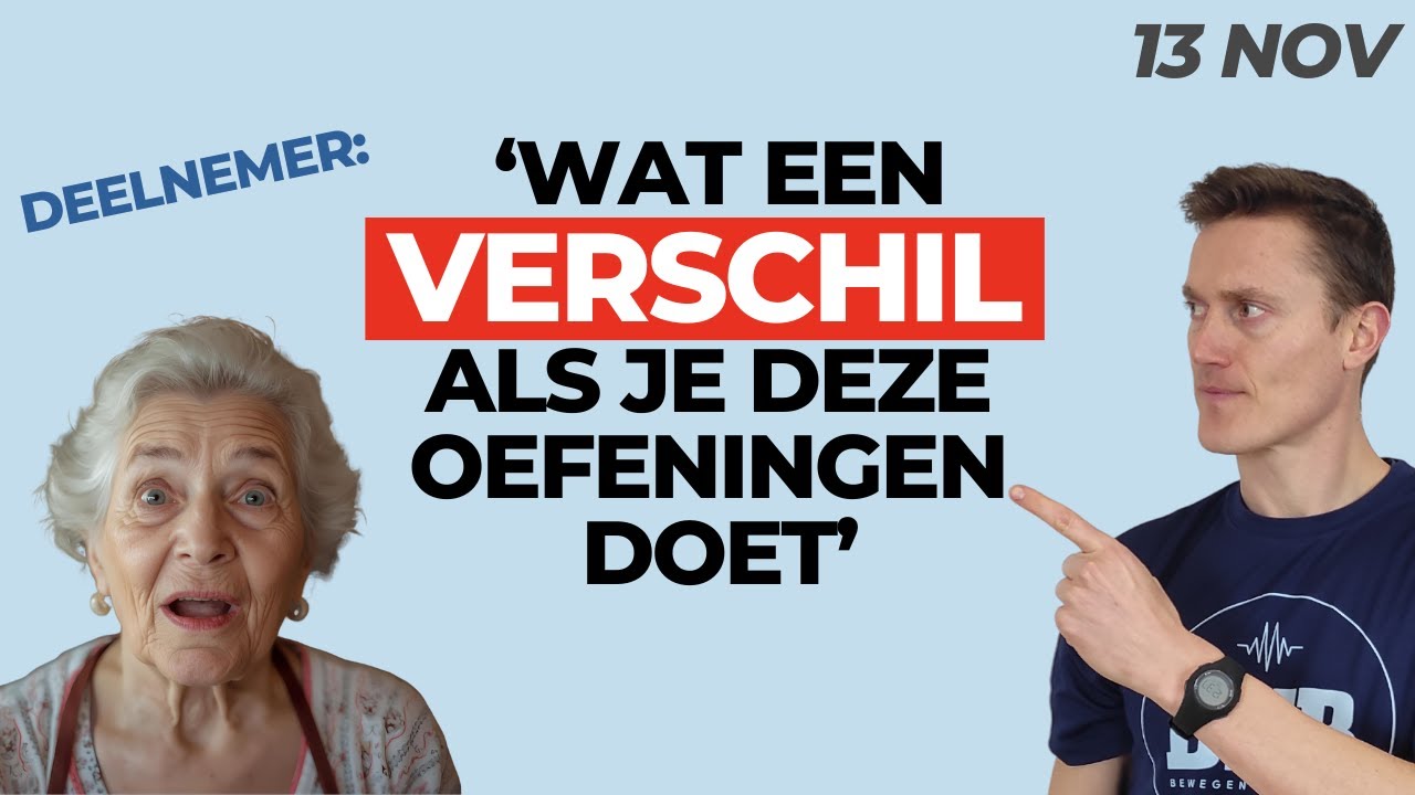 Dit is wat deelnemers (en hun huisarts) ervan denken... (10 minuten trainen helpt echt!)