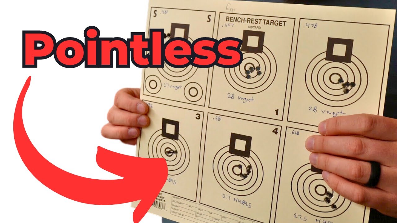 Science agrees: 5-shot groups are pointless