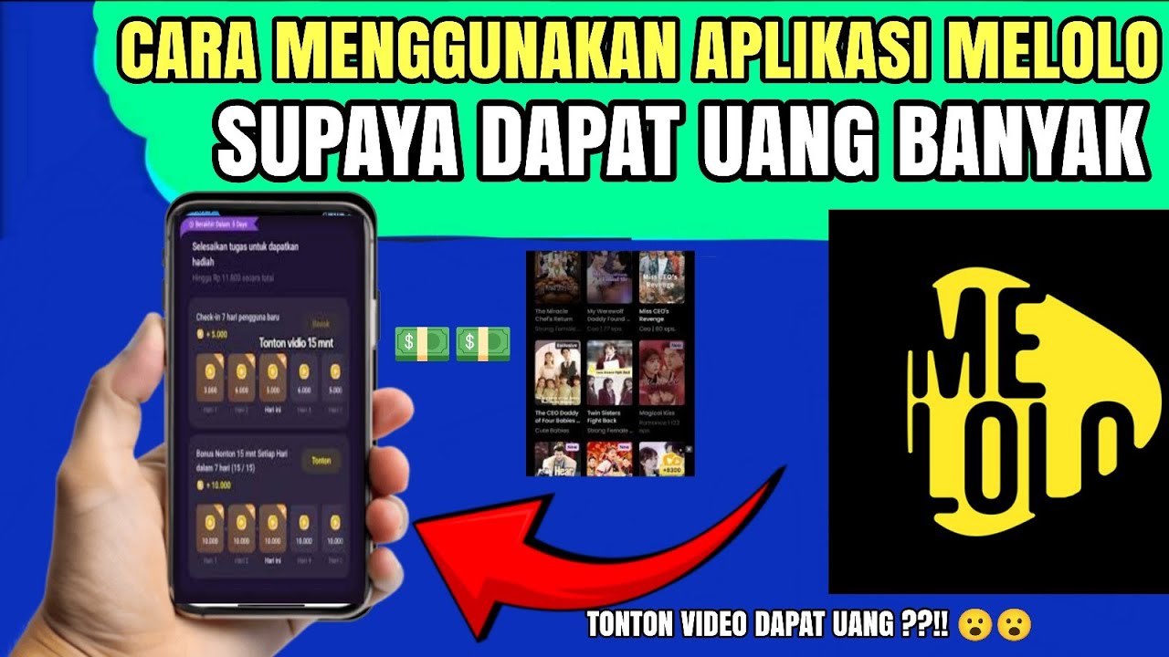 Cara Menggunakan Aplikasi Melolo Supaya dapat Uang | Aplikasi Melolo penghasil uang 