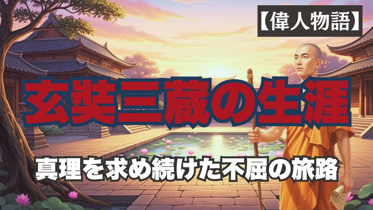 【偉人物語】玄奘三蔵の生涯「真理を求め続けた不屈の旅路」
