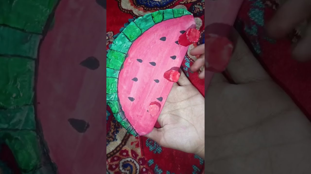 DIY watermelon 🍉 key holder 😀