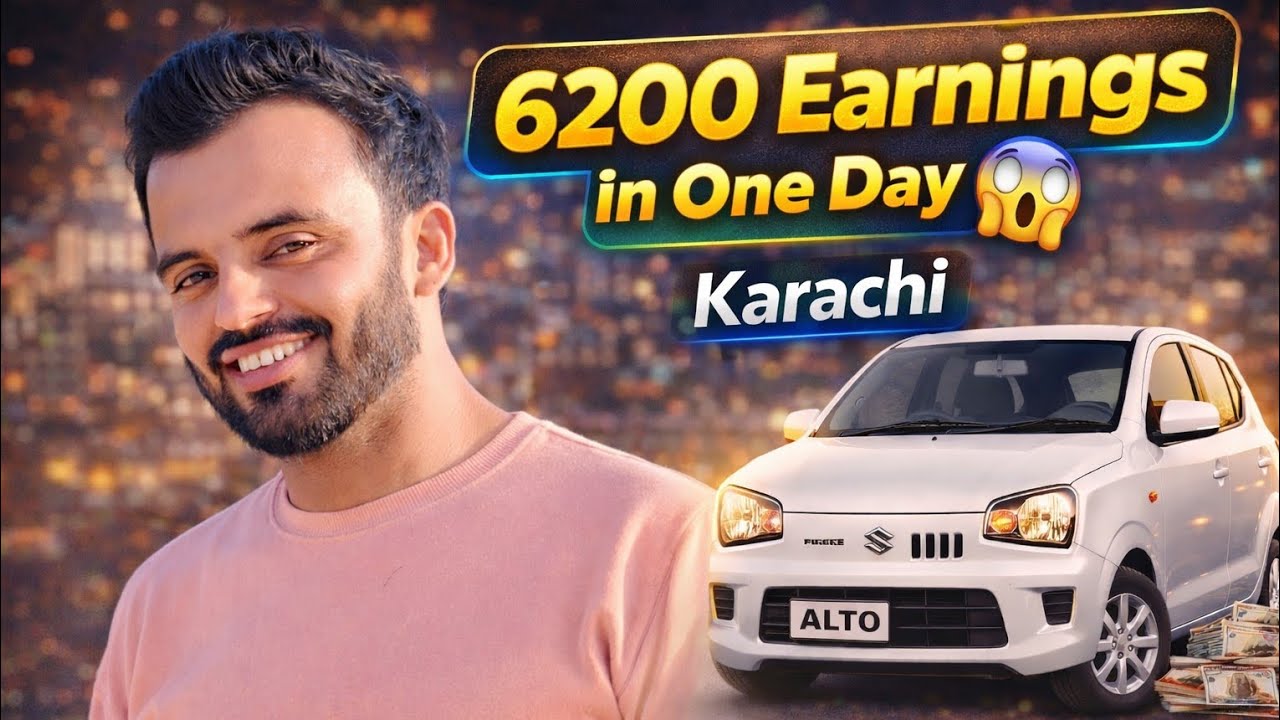 6200 Earnings in One Day 😳 | Yango & InDrive Karachi