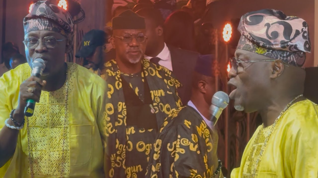 ADEWALE AYUBA SPEECH & PERFORMANCE SHOCKED GOV DAPO ABIODUN & YEMI OSINBAJO @ OGUN 50YEARS BANQUET