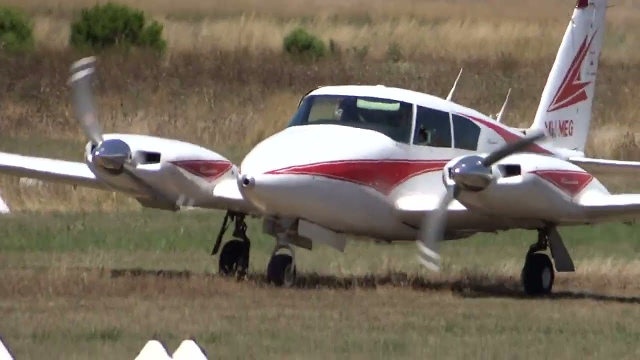 PIPER PA-30 Twin Comanche (VH-MEG) YMEL Airfield 2022