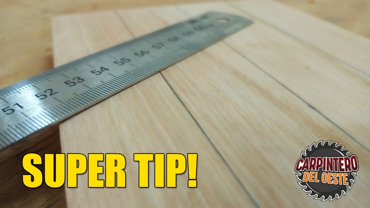 CON ESTE TIP SIMPLIFICARAS MUCHAS MEDICIONES EN TUS TRABAJOS / TIP RAPIDO DE CARPINTERIA #2