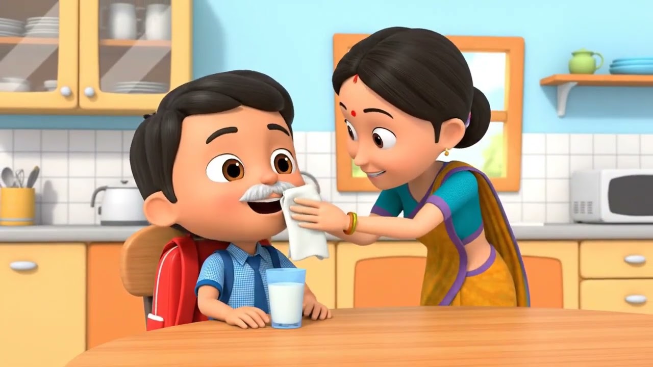 बच्चों की मॉर्निंग रूटीन और स्कूल लाइफ | सीखने वाली प्यारी कहानी