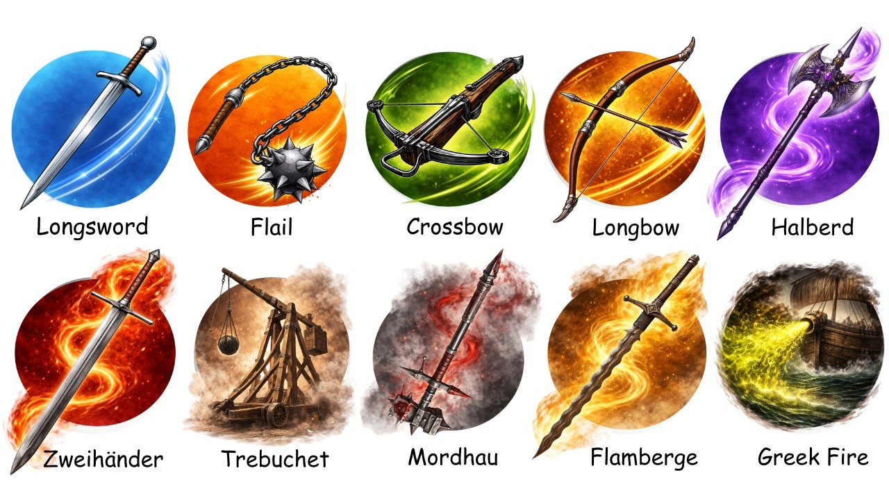 Every Medieval Weapon Explained in 5 Minutes