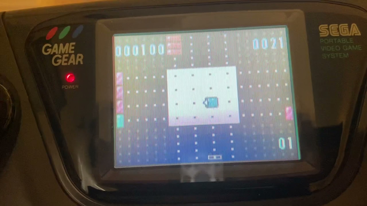 Zoop for the SEGA GameGear Gameplay Footage