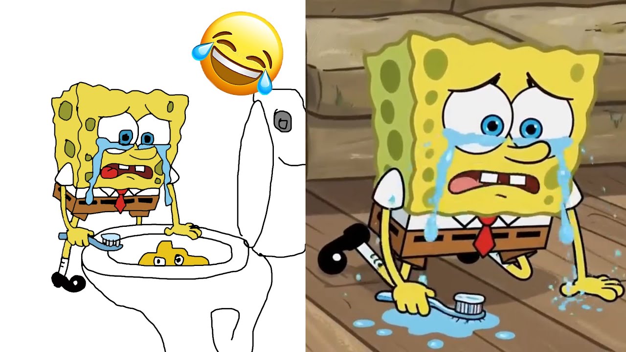 SpongeBob Funny Drawing Meme