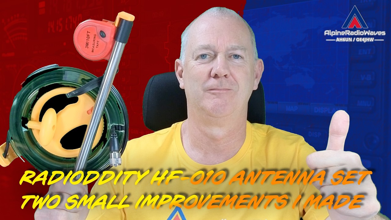 Wprowadziłem dwa udoskonalenia do zestawu antenowego Radioddity HF-010.