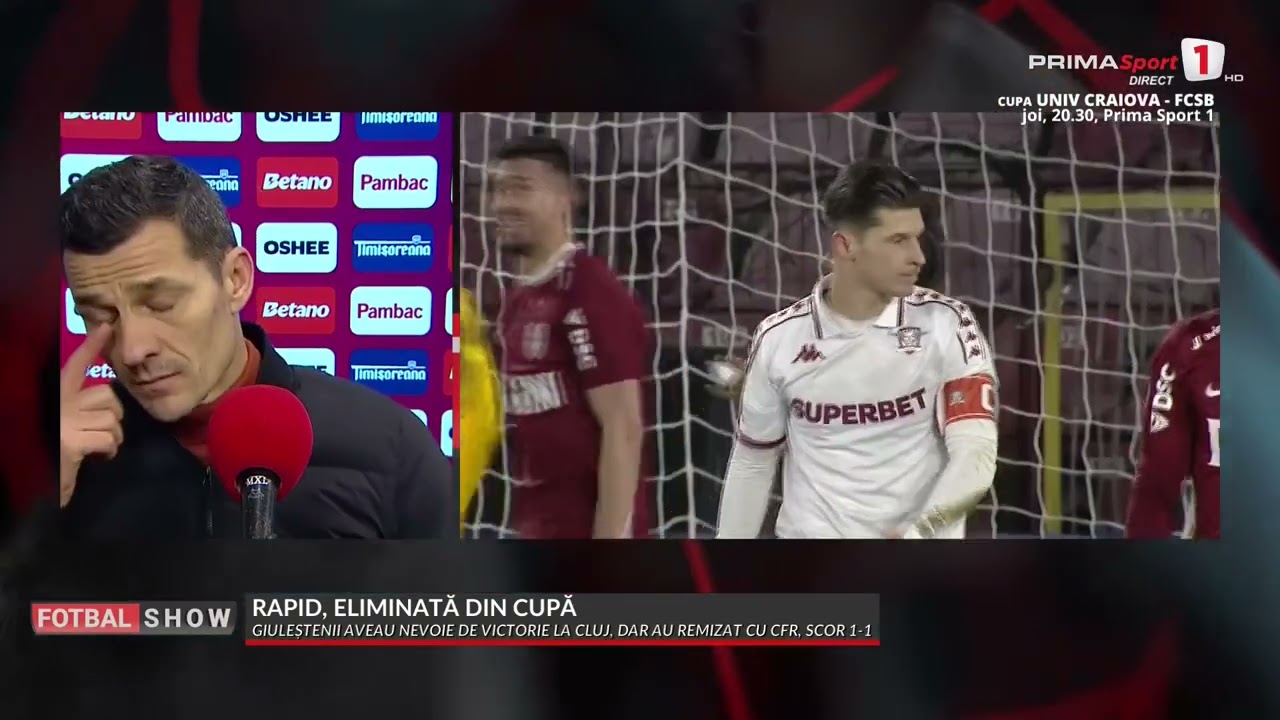 INTERVIU. Explicaţiile lui Gâlcă după eliminarea din Cupă: „Era important”