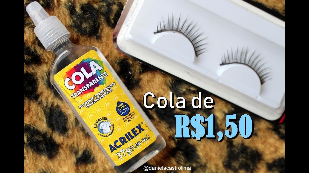 Cola de R$1,50 para cílios postiços - Por Daniela Castro