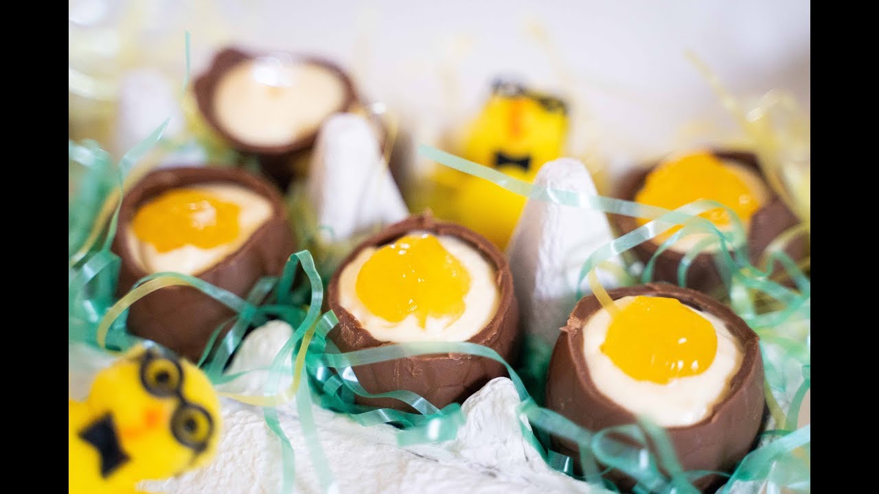 Elise's Eats - Ep 138: Easter Egg White Chocolate Mousse Cups