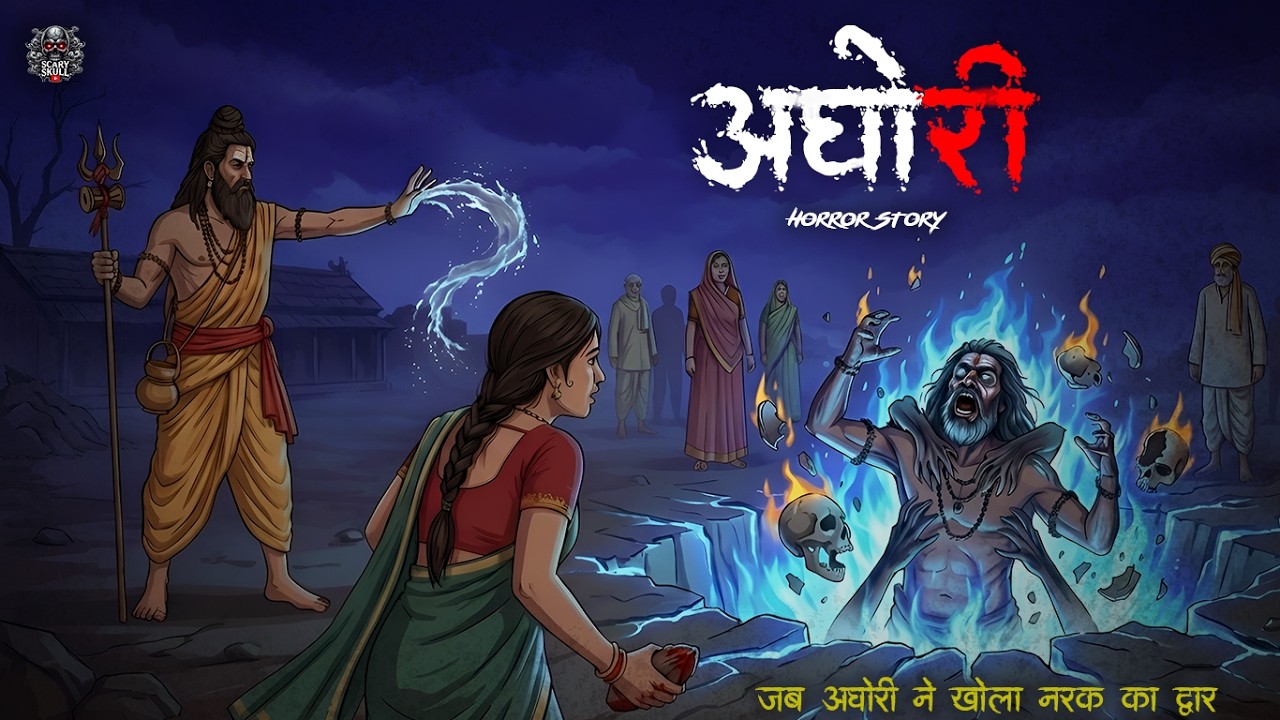 अघोरी : शमशान से खुला नरक द्वार | Aghori Horror Story in Hindi | Scary Skull | Horror Animated