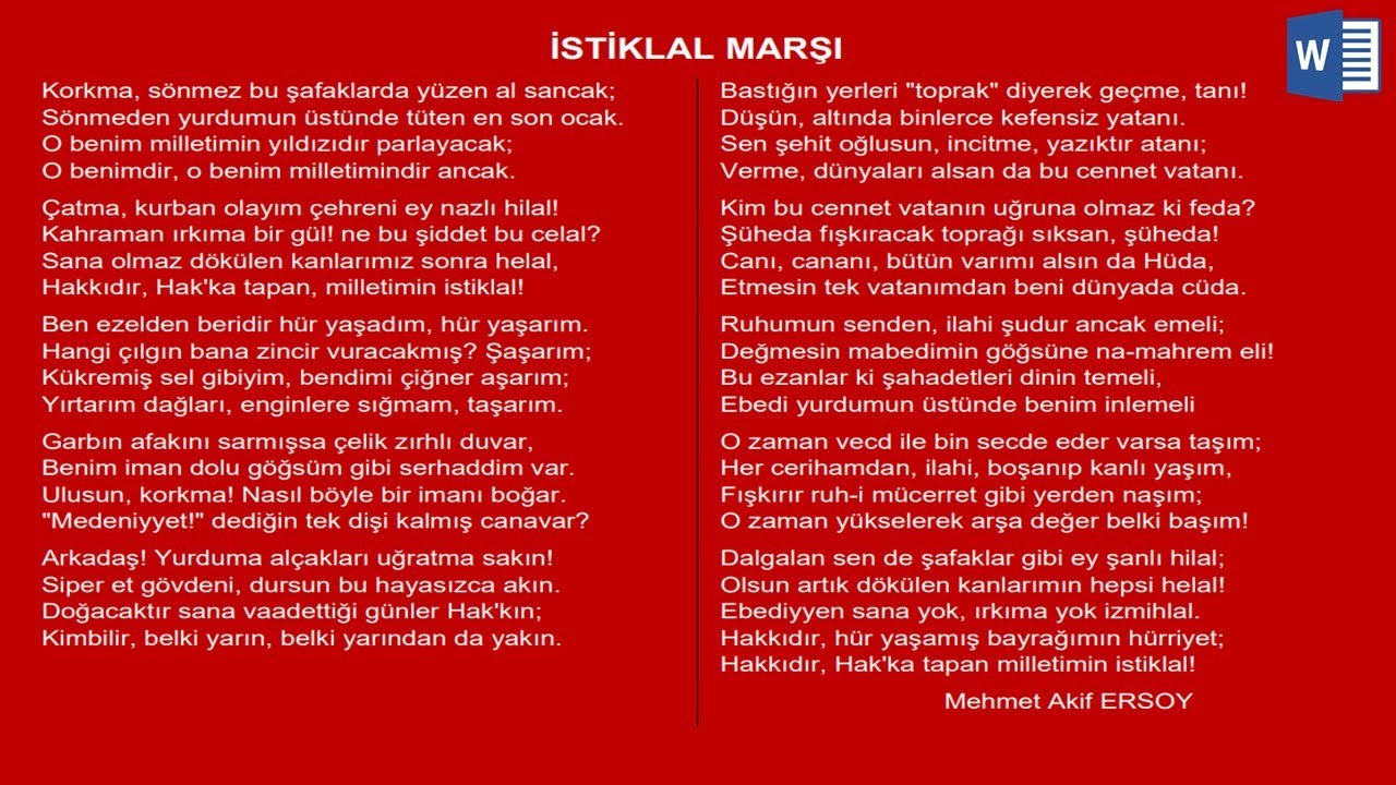 Word'de Sayfaları Sütunlara Bölüyoruz