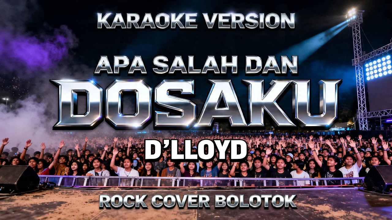 APA SALAH DAN DOSAKU – D’LLOYD (KARAOKE ROCK COVER BOLOTOK OFFICIAL)