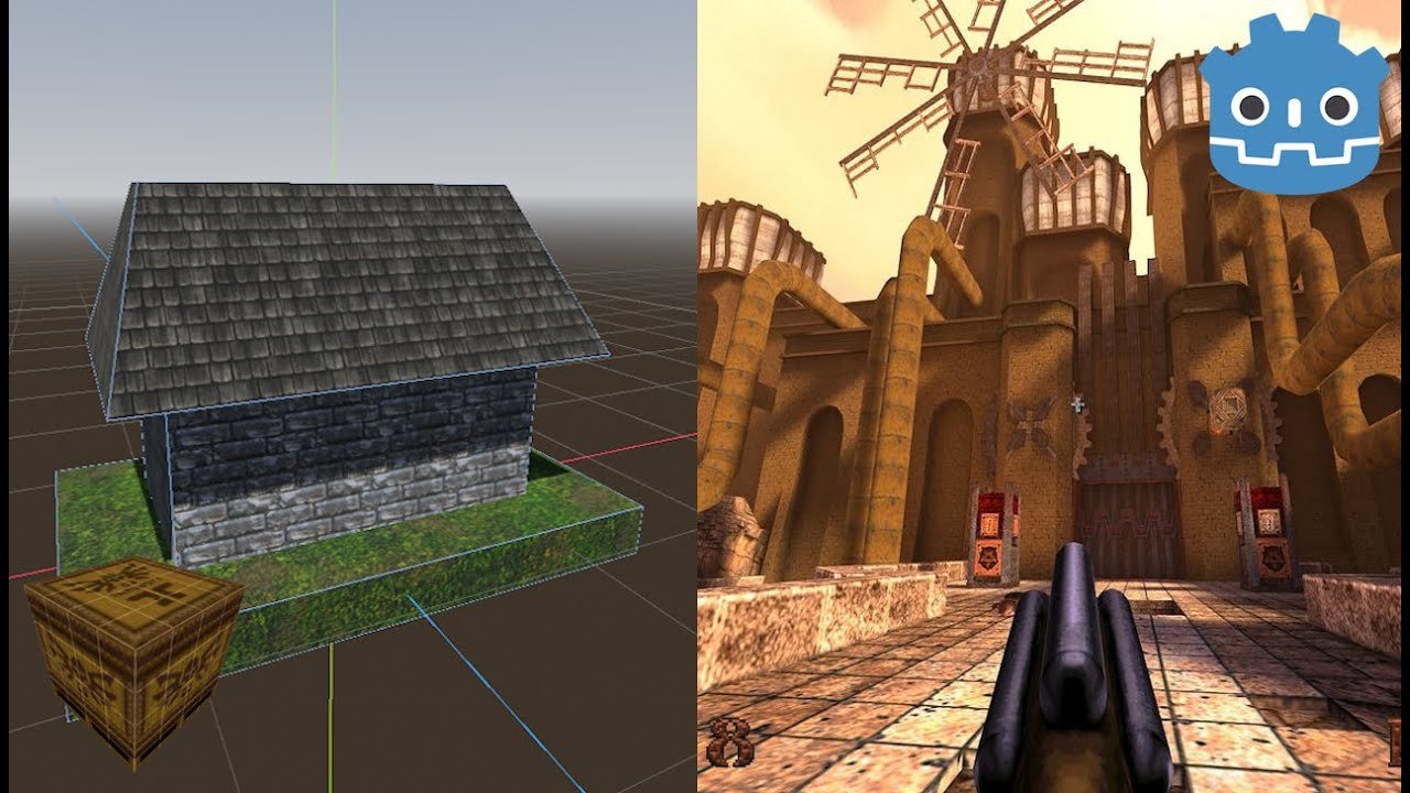Quake/PS1-Style Godot Maps in 5 Minutes with Trenchbroom