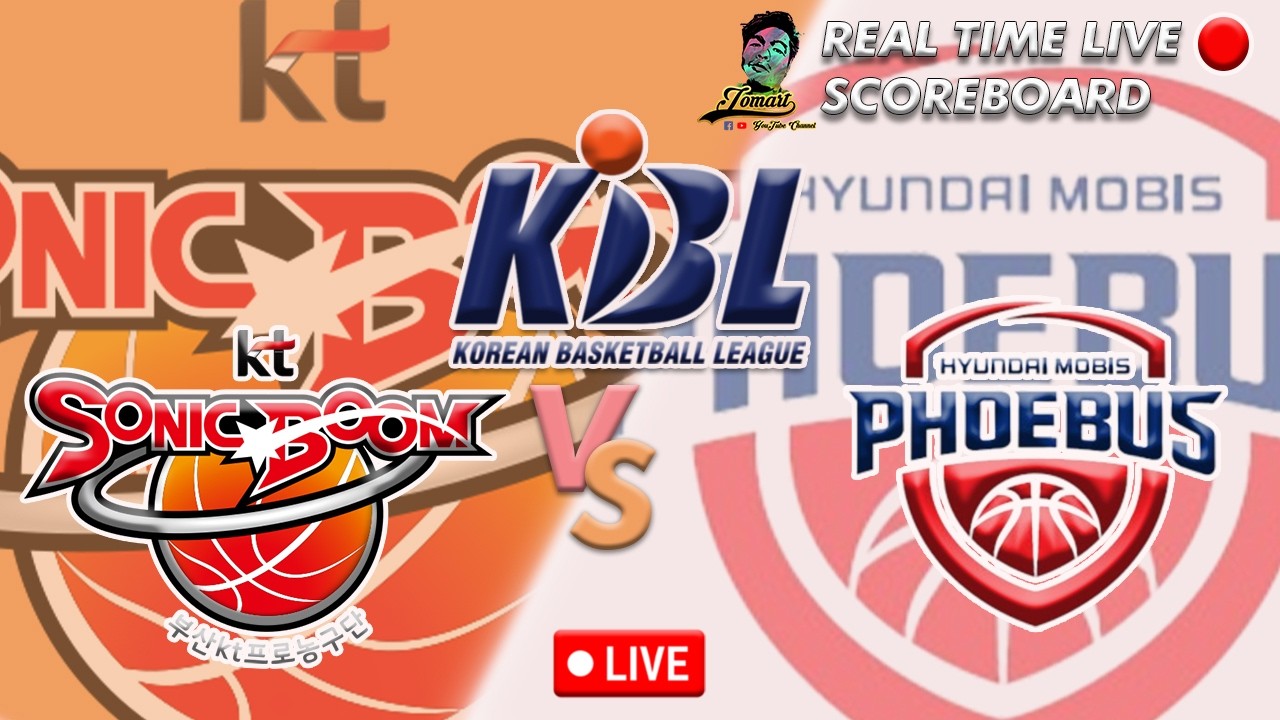 🔴KBL LIVE SUWON KT SONICBOOM VS ULSAN HYUNDAI MOBIS PHOEBUS KOREAN BASKETBALL LEAGUE 4-05-26