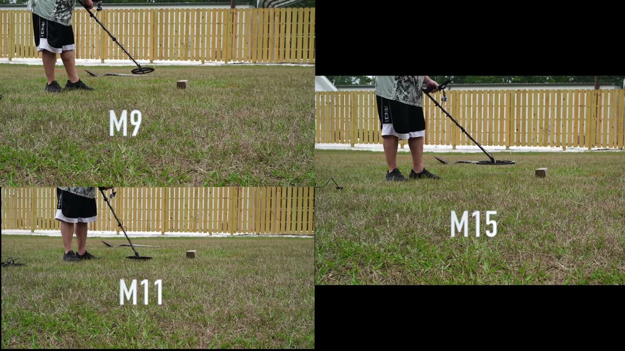 MINELAB MANTICORE M9 против M11 против M15! БОЛЕЕ ЛИ БОЛЬШИЕ КАТУШКИ ДОСТИГАЮТ БОЛЬШЕЙ ГЛУБИНЫ? Ш...