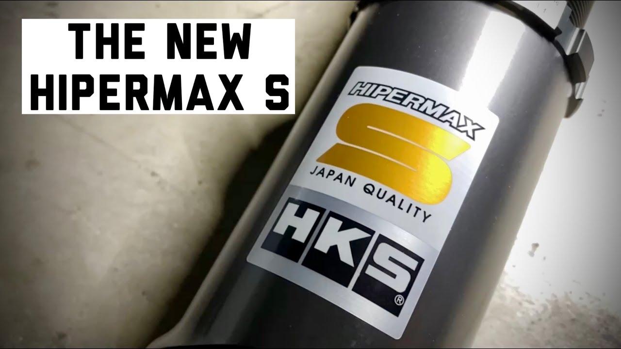 NEW HKS Hipermax S coilovers on the Supra!