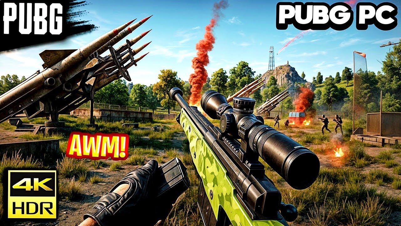 PUBG PC pero CAIGO en BASE MILITAR y el AWM HACE TODO! 🚬 El battle royale MÁS REALISTA del 2025