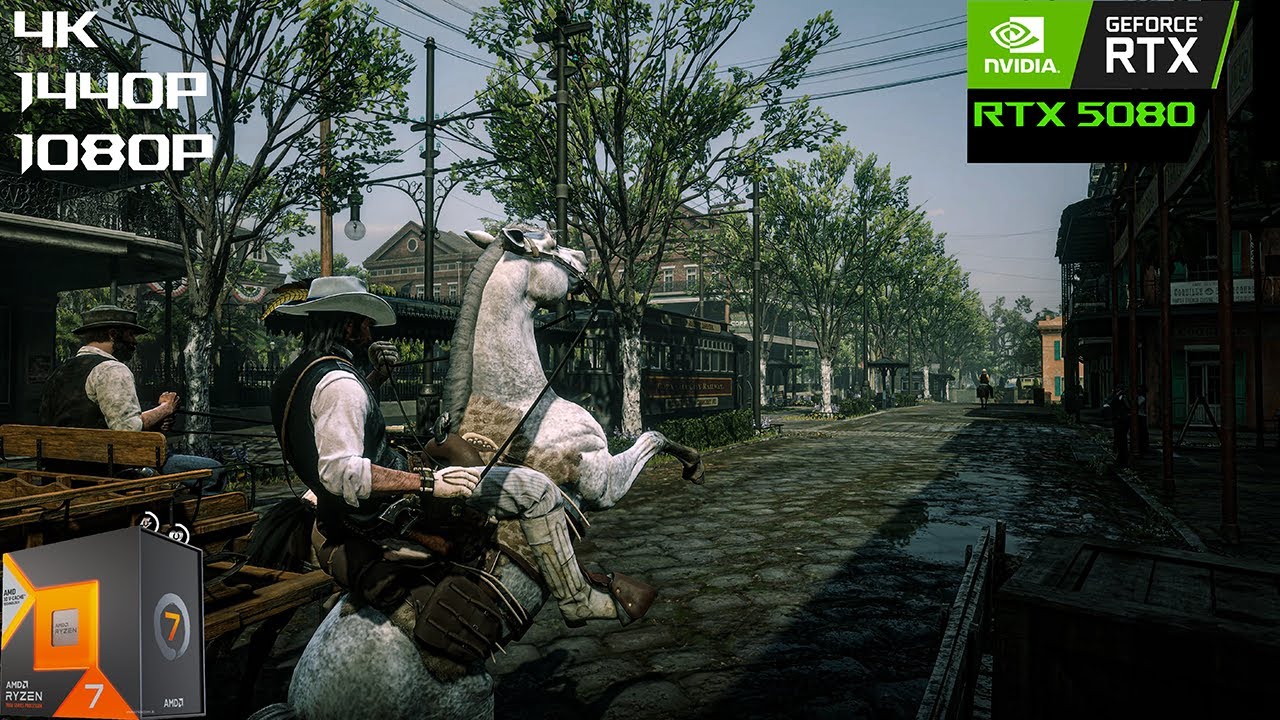 Red Dead Redemption 2  | RTX 5080 16GB | 4k-1440p-1080p dlss 4