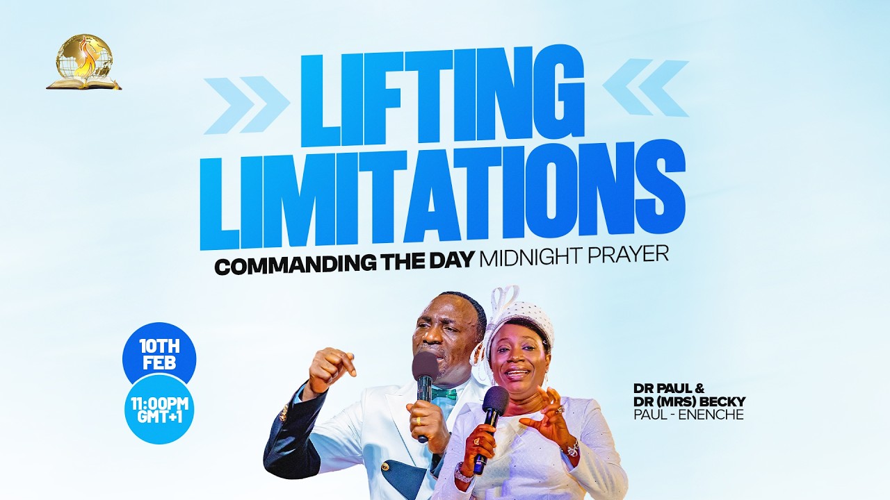 COMMANDING THE DAY MIDNIGHT PRAYER REBROADCAST || LIFTING LIMITATIONS  || 11-02-2026