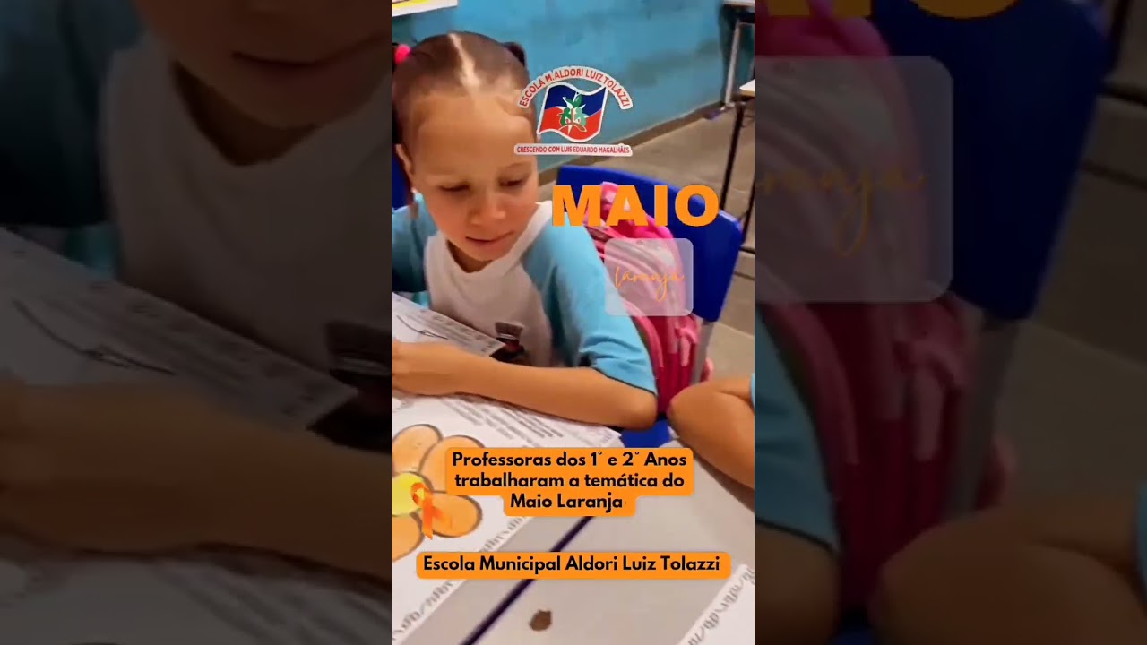 Maio Laranja - Vamos combater o Abuso Infantil 