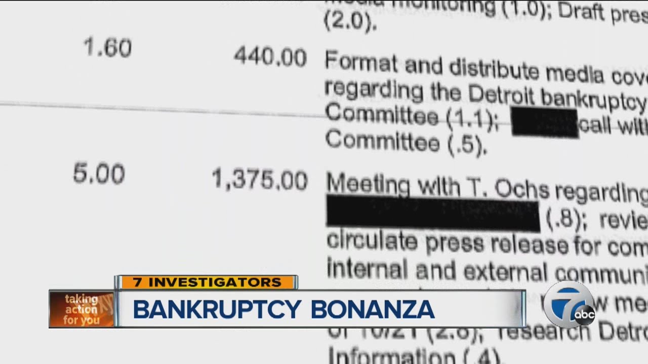 Bankruptcy bonanza: Lawyers getting rich on Detroit's bankruptcy