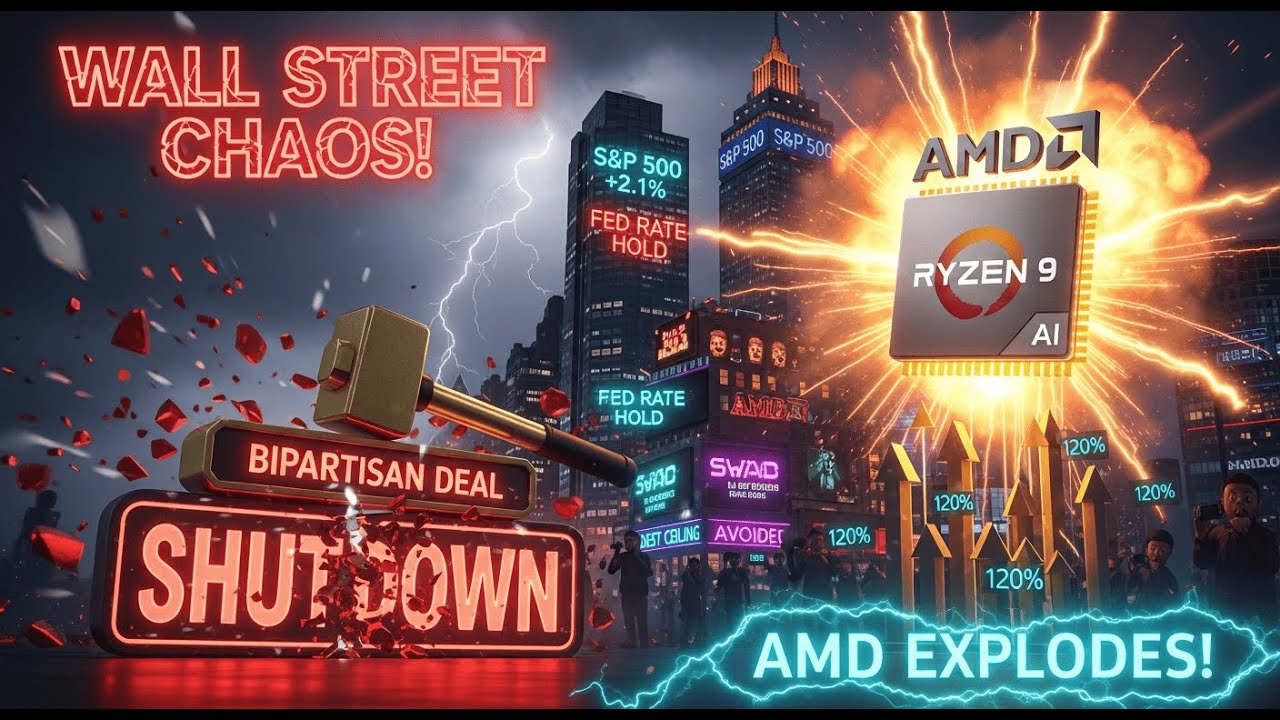 Wall Street Chaos: Shutdown Averted, AMD Explodes! | What's Next?