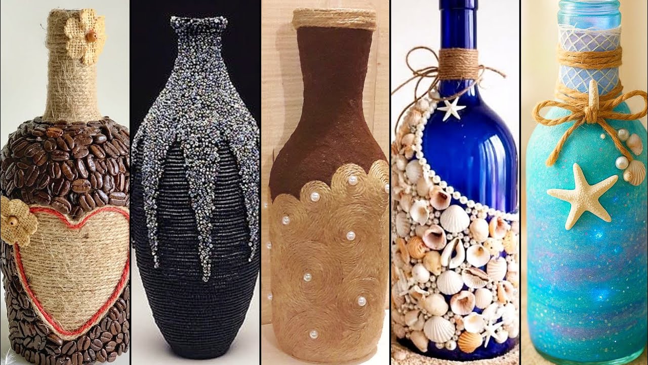 🌲Creative Bottle Recycling Ideas | DIY Beautiful Bottle Decorations for Home🍾🧶